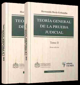 TEORIA GENERAL DE LA PRUEBA JUDICIAL 2 TOMOS San Cristobal Libros SAC