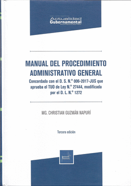 MANUAL DEL PROCEDIMIENTO ADMINISTRATIVO GENERAL