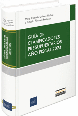 GUIA DE CLASIFICADORES PRESUPUESTARIOS AO FISCAL 2024