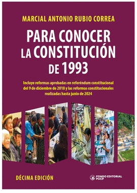 PARA CONOCER LA CONSTITUCIN DE 1993