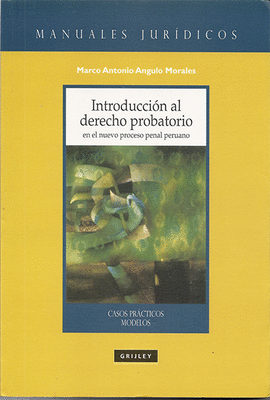 INTRODUCCIN AL DERECHO PROBATORIO