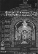 ARQUITECTURA VIRREINAL DE LIMA EN LA PRIMERA MITAD DEL SIGLO XVII TOMO I